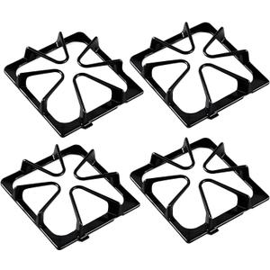 Upgraded W10447925 Burner Grate Replacement for Whirlpool Stove Parts 8.3x8.8 IN Gas Stove Grate Kenmore Maytag Gas Range Parts Amana Inglis Kirkland Cooktop Stove Top Grates Rack Set 4Pcs