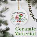 Funny 67 Ornament | 2025 Slang Christmas | Funny Christmas Ornaments 2025 | Funny Teen Grandkid Ornament | Gen Alpha Xmas Gift | 67 Gift (Six Seven-h)