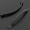 Amerdeco 10 Pack Oil Rubbed Bronze Cabinet Pulls 4 Inch(102mm) Hole Centers, Handles for Kitchen Cabinet Hardware, Arch Cabinet Handles for Bathroom Dresser Drawer Handles ZH0016