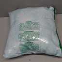 Tropical Botanical Palm Leaves Summer Pattern - Aqua Throw Pillow, 16x16