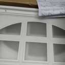 4 Pcs 20.87"×13.78" Garage Door Windows Inserts, Vinyl Window Frame and UV Resistant Acryl Glass, Garage Door Replacement Panels, Room Type