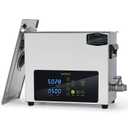Ultrasonic Cleaner, One-Touch Cleaning,Heating, Deep Mode, ECO Energy-Saving Ultrasonic Cleaning Machine Excellent for Labs,Carburetor,Jewelry,Dentures,Automotive & Industrial Parts. (6L)