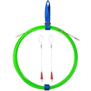 Fish Tape Wire Puller Through Wall Wire Threader Fish plus Fish Cable Fastener with Steel rope 32FT(10M)