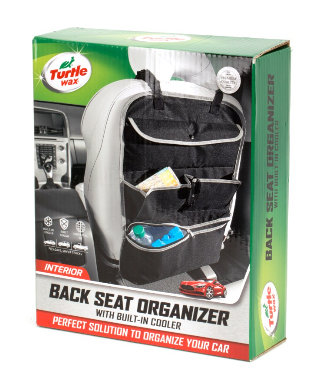 Turtle Wax Back Seat Organizer With Built-In Cooler