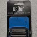 Braun Series 5 Electric Shaver Replacement Head, Easily Attach Your Shaver Head for a Shave as efficient as Day one, Compatible with New Generation Series 5 Shavers, 54B, Black