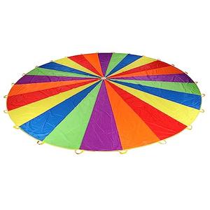 Sonyabecca Play Parachute for Kids Tent Cooperative Team Building Birthday Games Gift for Boys and Girls (20ft)