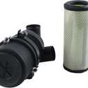 DVPARTS Air Cleaner Assy With Inner and Outer Filters Skid Steer 6667385 Compatible with Bobcat 863 Skid Steer
