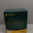 Calmbee 9 IN 1 Storage Bag Organizer for Kitchen Drawer, Bamboo Foil and Plastic Wrap with Cutter, Organizers Compatible Gallon, Quart, Sandwich Snack Size (Natural)