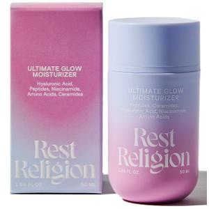 Ultimate Glow Moisturizer with Peptides, Ceramides, Hyaluronic Acid, & Niacinamide, Face Moisturizer for Dry, Stressed & Dull Skin