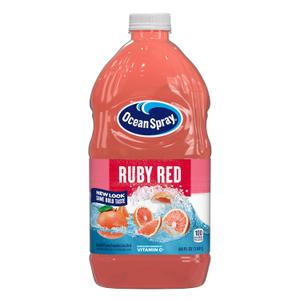 Ocean Spray® Ruby Red Grapefruit Juice Drink, 64 Fl Oz Bottle (Pack of 8) (EXP 11/04/26)