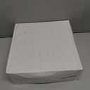 FLOWERCAT 60PCS White Plastic Plates - Heavy Duty White Disposable Plates for Mother's Day/Birthday Party/Wedding -serve for 30 guests Include 30PCS 10.25" & 30PCS 7.5" Plates for Party
