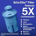 Brita UltraMax Elite Water Filter Dispenser, Removes 99% of Lead, Includes 1 Filter, 27-Cup, Black