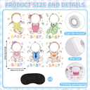 6 Set Baby Shower Games Party Favors Feed Me Funny Blindfolded Baby Shower Game for Adults Includes 6 Kt Boards 6 Eye Patches Fun Blindfold Food Feeding Game Kit for Gender Reveal Party Supplies