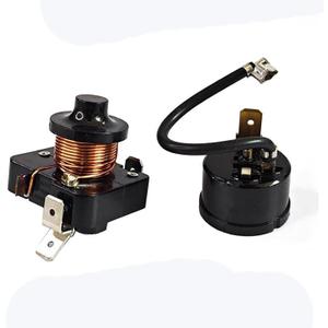 HMHAMA QL2-7.1 Refrigerator Compressor Starter Relay + 1/2hp Round Protector Replacement Accessories