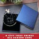 5 x Pawzity Engagement Ornament - Our First Christmas Engaged Ornament 2024 - Engaged Ornaments - Glass Christmas Ornament