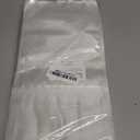 Kingrol 100 Ct 7 x 10.25 Inch Clear Stand Up Food Pouch Bags with Resealable Lock Seal Zipper, Heat Sealable Packaging Bags for Food Storage