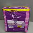 Poise Incontinence Pads & Postpartum Incontinence Pads, 6 Drop Ultimate Absorbency, Long Length, 42 Count