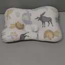 Soft Hypoallergenic Baby Head & Neck Support Organic Cotton Cover Machine Washable (Animal World)