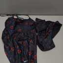 DaiLiWei Two Piece Tankini Swimsuits for Women Tummy Control Bathing Suit Flowy Modest High Waisted Swim Suits Teens Girls (Large, Black Floral Print)