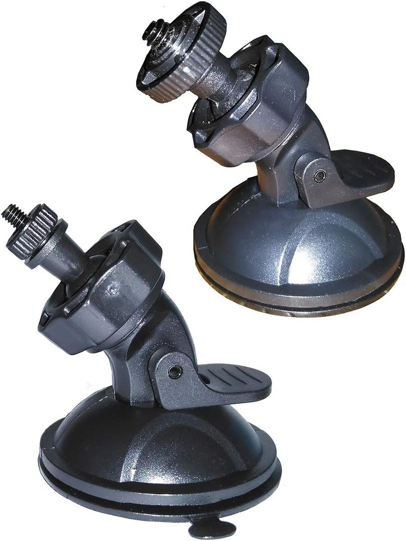Dash Cam Suction Cup Mount for Oldshark Amuoc Jeemak Chortau Screw-Connect Dashcam, Clip on Car dvr Holder, Strong Suction Power, Easy to Install Use, Easy to Remove, Heat Resistant, 2 Pcs