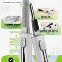 Seltureone 6 Pairs Ear Hooks Compatible with AirPods Pro 3 Ear Tips [Added Storage Pouch], Sport Anti-Slip for AirPods Pro 3 Accessories 2025 with Cleaning Kit and Carabiner