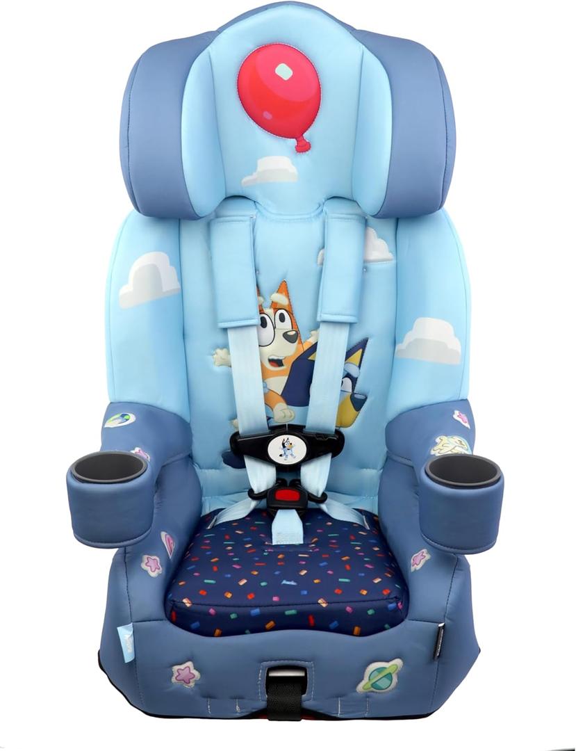KidsEmbrace 2-in-1 Car Seat | Forward-Facing Harness (26.5–65 lbs) & Booster Mode (40–100 lbs) | Latch | Premium Fit with Multi-Position Headrest, Harness & Recline, Mfg date: 2025/11