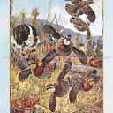 Pzecaru Retro Metal Tin Sign Hunt Hunting Quail In Corn Field Dog Poster Vintage Metal Plaque Wall Decor Gift For Bathroom Restaurant Bedroom Cafe School Farm 12x16 Inch
