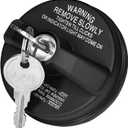 Locking Gas Cap, Replaces OEM# #10504 77300-47020, Plastic Locking Fuel Tank Cap with Keys for 4Runner Tacoma Tundra Acura Honda CRV Infiniti Mazda Nissan Buick Cadillac GMC (1PCS)