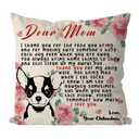 5 x Tian Zhun Chihuahu Mom Gifts Pillow Covers 18x18 Inch Best Chihuahu Mom Pillowcase Chihuahu Lover Gifts Farmhouse Throw Pillows Indoor Couch Cushion Case for Home Sofa Decoration