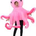 Spinosaurus Inflatable Octopus Costume Kids Inflatable Halloween Costume Funny Inflatable Sea Animal Costume Blow Up Costumes for Boys Girls