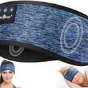 MUSICOZY Bluetooth 5.4 Headband Headphones for Sports and Sleep, Wireless Sleeping Eye Mask Earbuds Earphones for Side Sleepers Workout Running Cool Tech Gadget Unique Gift