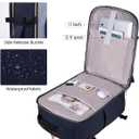LOVEVOOK 40L Travel Backpack for Women & Men, Airline Approved Carry On Luggage with 3 Packing Cubes, TSA Overnight Bags, Waterproof Personal Item Bag, Weekender Essentials Backpacks fits 17" Laptop