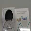 2 Pieces Ultrasonic Electric Toothbrush Adults U Shaped Automatic Toothbrushes for Teeth Whitening, 3 Brush Heads, Whole Mouth 360 Degree Cleaning Hands Rechargeable IPX7 Waterproof (No Base)