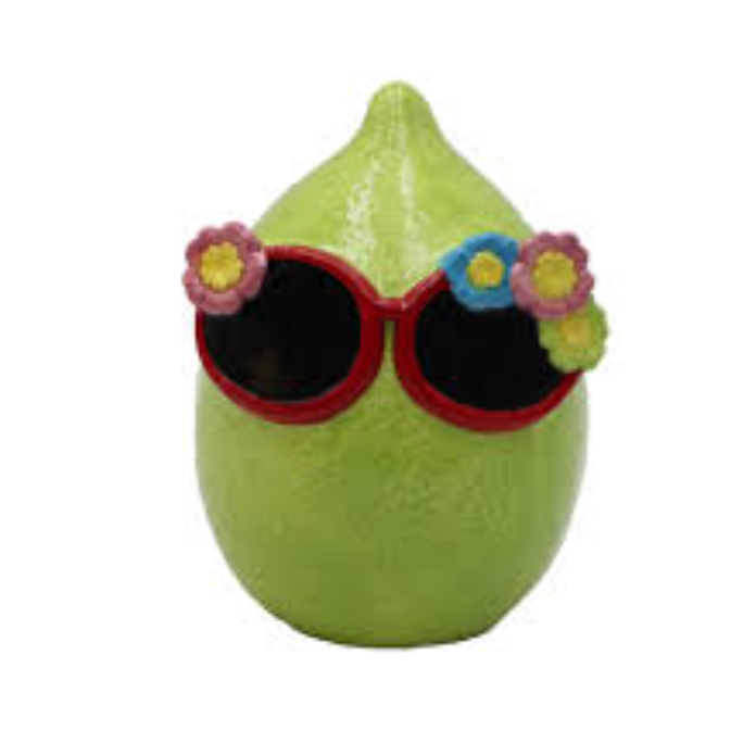 EDL 6.3IN CERAMIC TBL DECOR LIME,  Everyday Living Table Décor Ceramic - Lime, 6.3 in