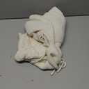 36 inch Christmas Tree Skirt: Pencil Tree Skirt for 6ft Tree, Diamond Edge Knit Cream White Small Tree Skirt, Vintage Tree Skirts, Rustic Farmhouse Christmas Decorations