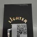 NINSI Mini Butane Torch Lighter, Cool Windproof Straight Flame Refillable Lighters, Leather Vintage Metal Rocker Lighter for Candles, Camping (Shipped Without Gas) (Black)