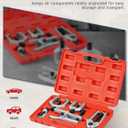 DAYUAN 5pcs Professional Front End Service Tool Kit, Pitman Arm Puller, Ball Joint Separator Tie Rod Remover Tool