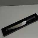 TUO BBQ Knife, 8 inch Roast Cutting Knife with Fork Tip for Grilled Meat Cutting, Serrated Edge, High Carbon German Steel, Comfortable Pakkawood Handle (1.4")