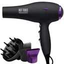 HOT TOOLS Pro Artist Tourmaline 2000 Turbo Hair Dryer | Lightweight with Quiet Blowout Results (1 Count (Pack of 1))