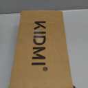 KIDMI Women's Genuine Suede Moccasin Slippers Fluffy Cozy House Shoes with Soft Sole Indoor/Outdoor (6-6.5)