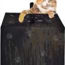 Coffee Maker Cover, Duty Waterproof & Dustproof, Protective Kitchen Appliance Covers ,Nylon,15.7" x 15.4" x15.7" ,Espresso Machine Cover Compatible with Breville , Ninja Espresso Machine (Black)