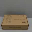 Veise VE017-L Fingerprint Smart Lock with 2 Lever Handles, Keyless Entry Front Door Lock Set, App Control, Electronic Digital Keypad Deadbolt, Easy Installation, Emergency Power Port, Satin Nickel