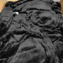 Richtry Electric Blanket Wearable with Foot Pockets & Sleeves, Electric Heated Snuggle Blanket, Flannel & Sherpa Heating Throw with 10 Heat Settings, 1-12 Hours Auto Shut-Off, 50"×70", Black