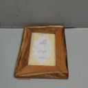 India Handicrafts 15674 Rustic and Weathered Brown 4 x 6 Wood Picture Frame for Wall or Table Top Display of Family