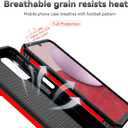 for Samsung Galaxy A14 5G Case with Slide Camera Cover HD Screen Protector [Military Grade 16ft. Drop Tested] Magnetic Ring Holder Kickstand Protective Phone Case for Samsung Galaxy A14 5G, Red