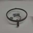 Microwave Splatter Cover with Water Steamer for Food - 10 Inch Steam Microwave Splatter Guard with Handle Plate Covers for Heating Food Splash Oven Lid with Built in Steamer