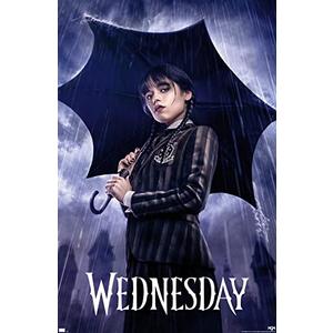 Wednesday - One Sheet Wall Poster, 34L" x 22.4W", Unframed Version, 2 Pack