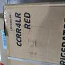 Commercial Cool CCRR4LR 4.0 Cu. Ft Freezer, Vintage Style Refrigerator with 1 Slide-Out Glass Shelf and Crisper Cover, Retro Fridge, Red