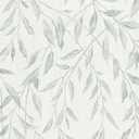 Sevalo Leaf Leaves Peel and Stick Wallpaper Boho Contact Paper for Cabinets and Drawer Greenery Contact Paper for Walls Self-Adhesive Removable Wallpaper Bathroom Olive Farmhouse Nature 17.3inW 393inL