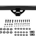 Trailer Hitch Compatible with 1987-2006 Jeep Wrangler YJ/TJ 2Inch Receiver Steel Powder Coated